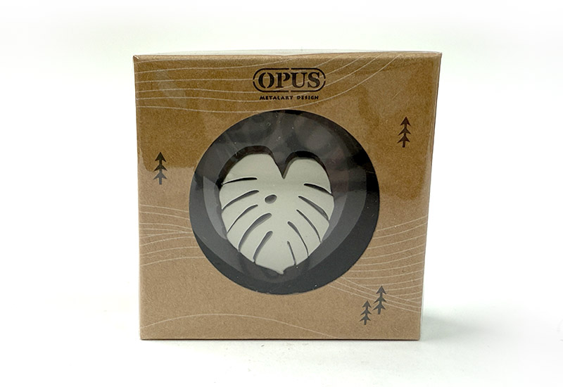 OPUS 歐式鐵藝金屬香插 -龜背芋(白)